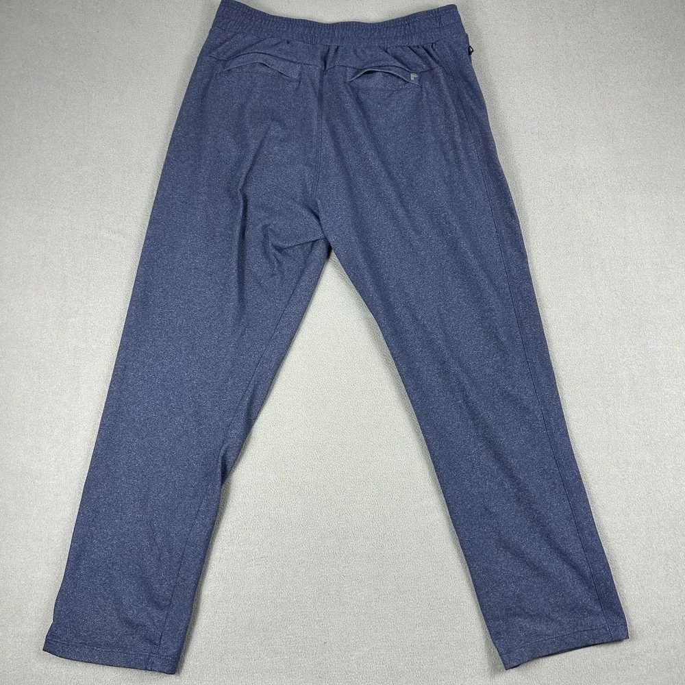 Public Rec Pants Mens 36x30 Blue Athleisure Zipper Pockets Elastic Waist Stretch